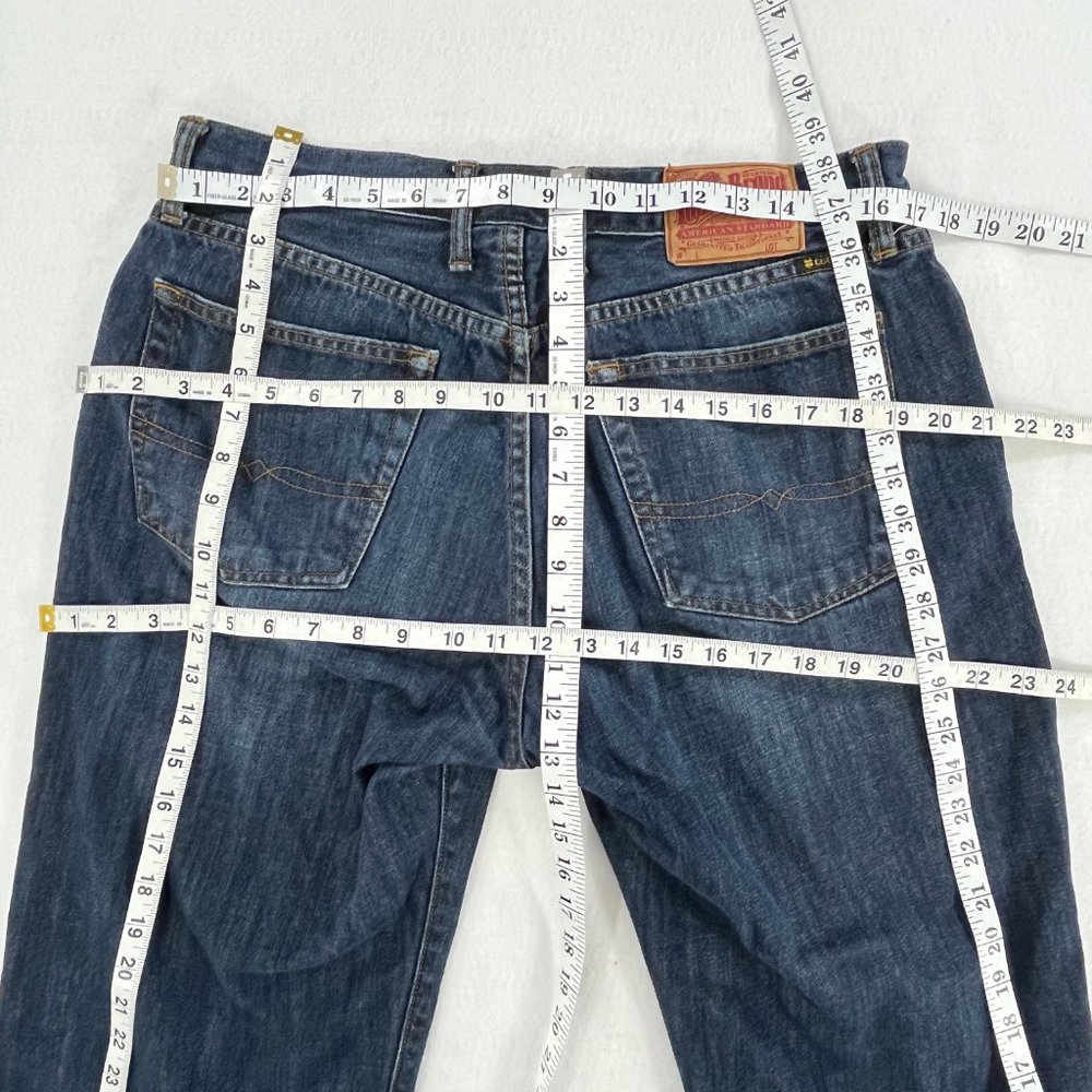 SOLD LUCKY BRAND Mens 33x28 181 Relaxed Straight Leg Jeans Size 34 28" Inseam - Picture 15 of 16